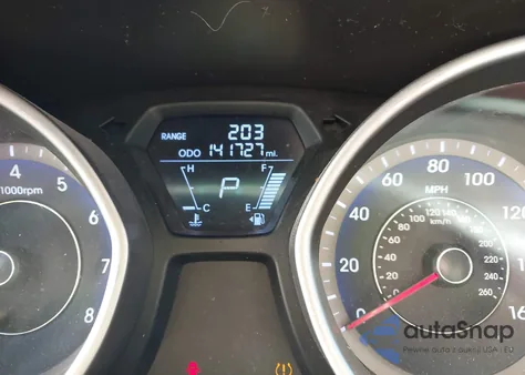 2013 Hyundai Elantra Limited from USA, damaged, VIN KMHDH4AE6DU712731